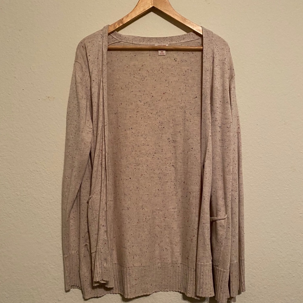 Tan cardigan